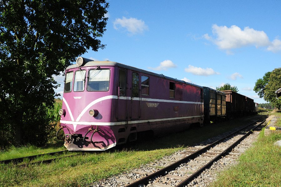 2020.08.27 JHMD T47.019 Jindřichův Hradec - Nová Bystřice Güterverkehr Rollbock (9)